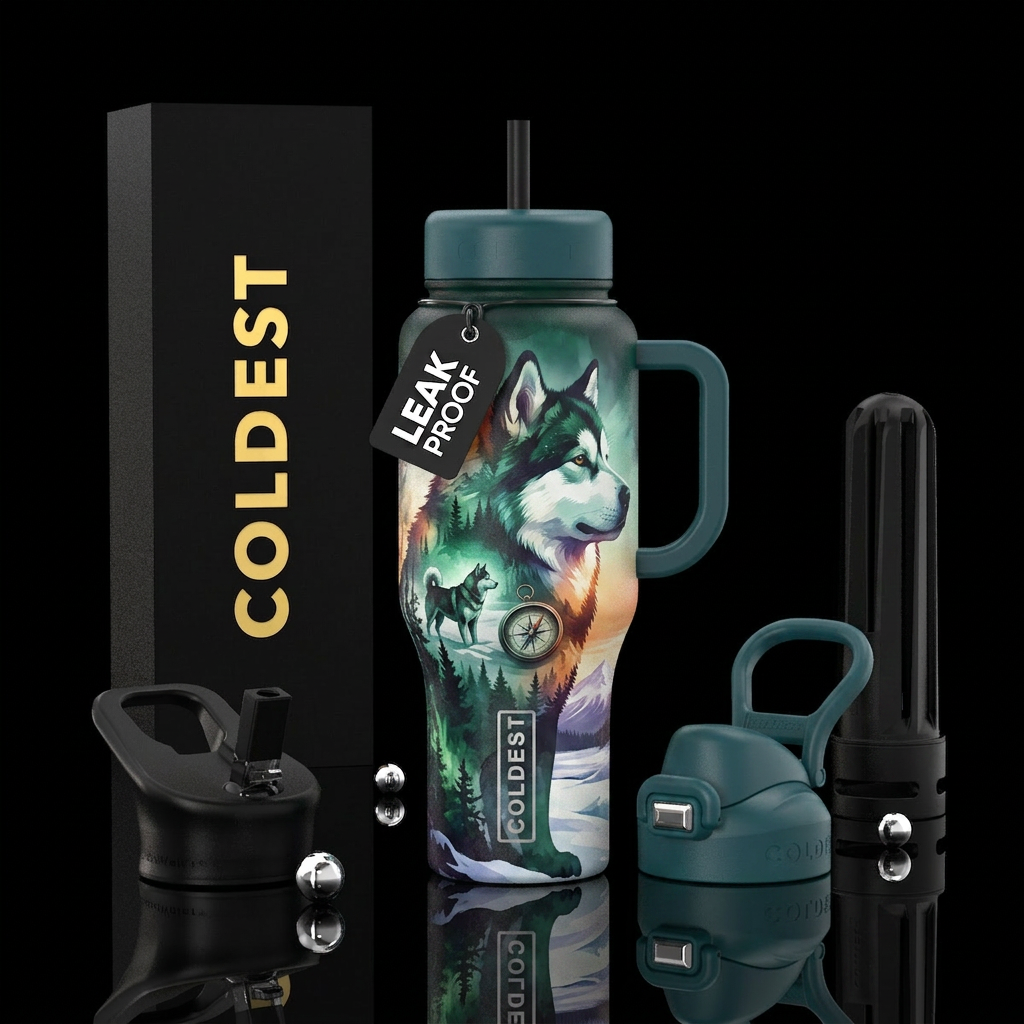 Any color bottle.  Design abouttle related to Alas... water bottle design