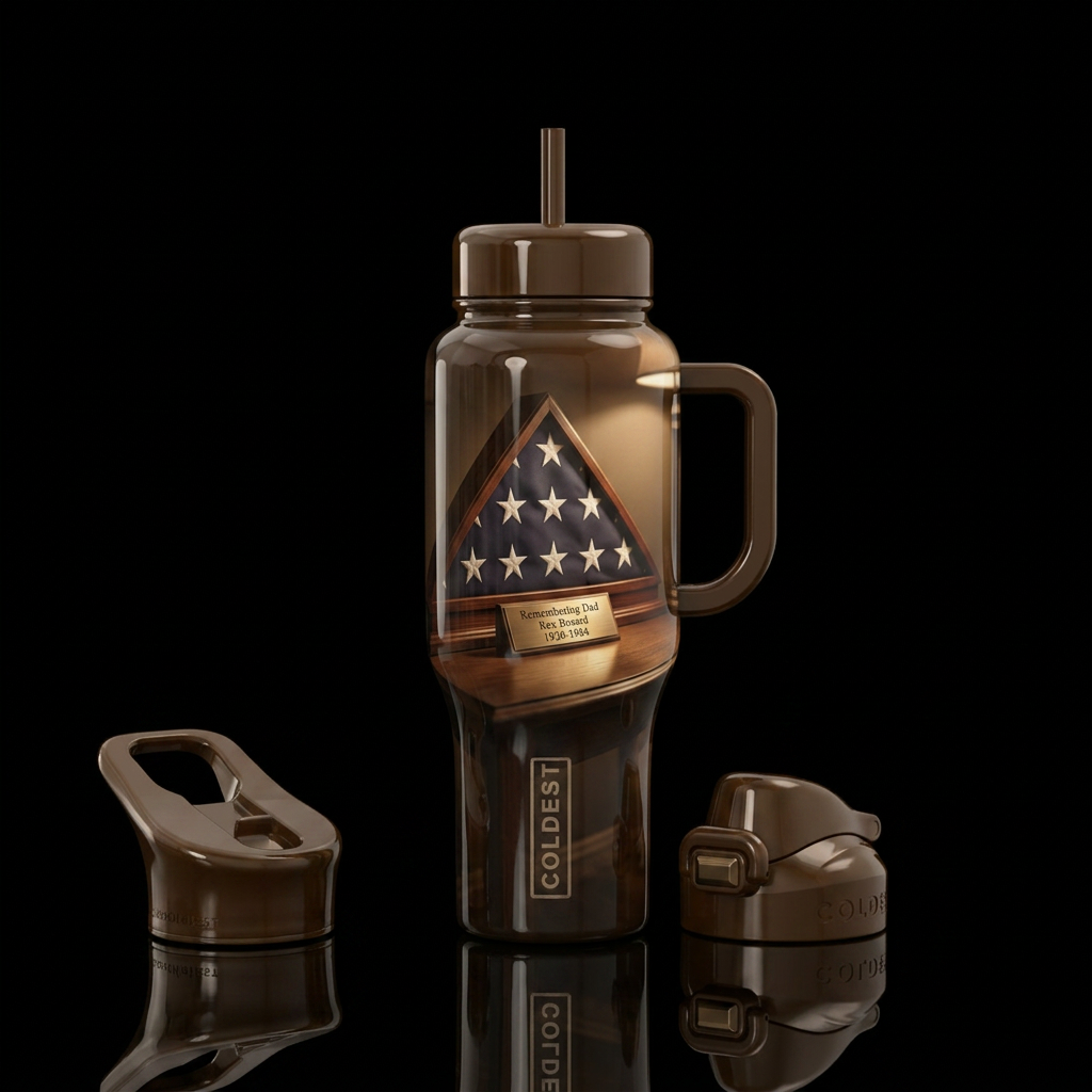 Remembering  Dad ---------------------------------... water bottle design