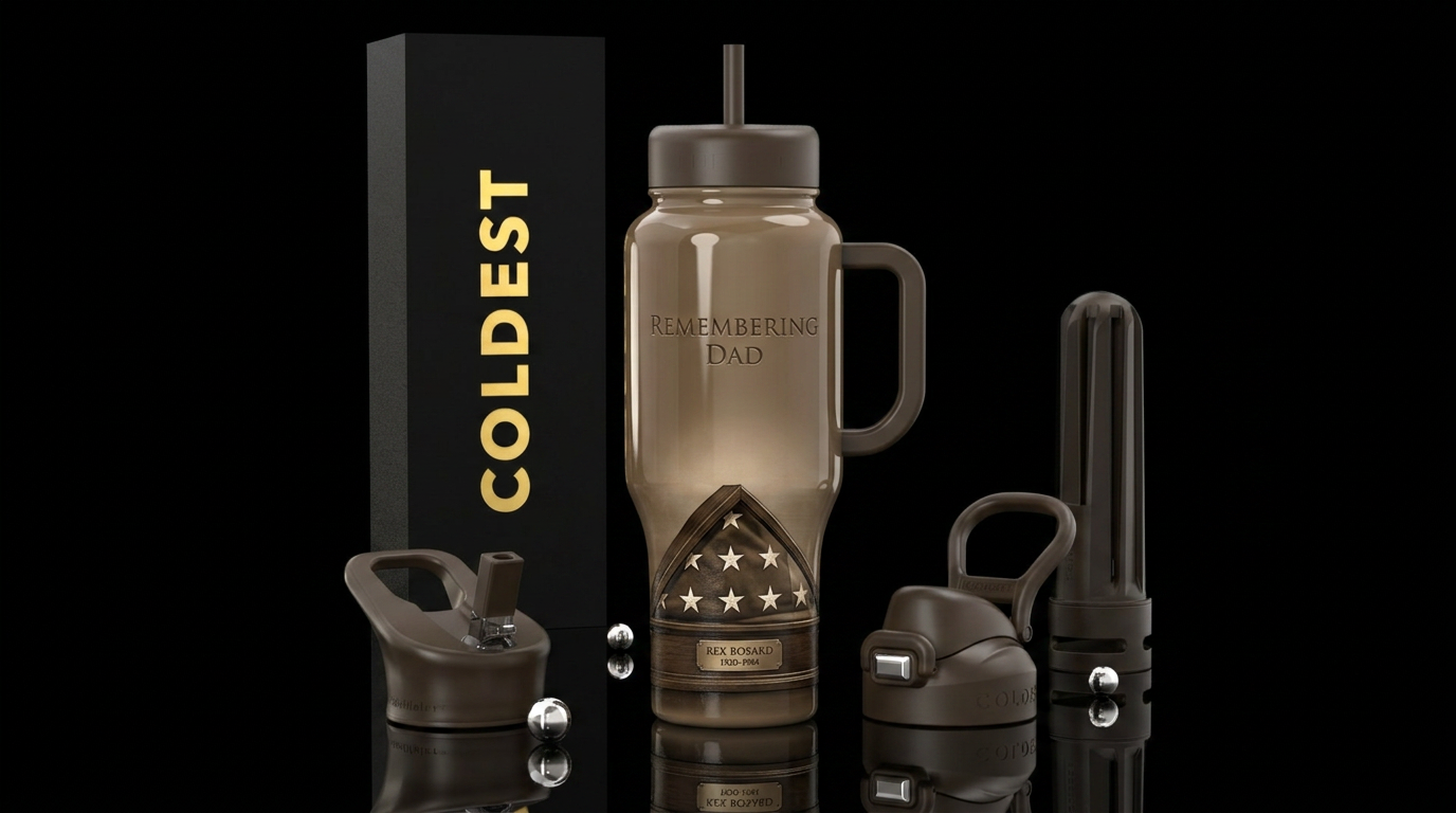Remembering  Dad ---------------------------------... water bottle design