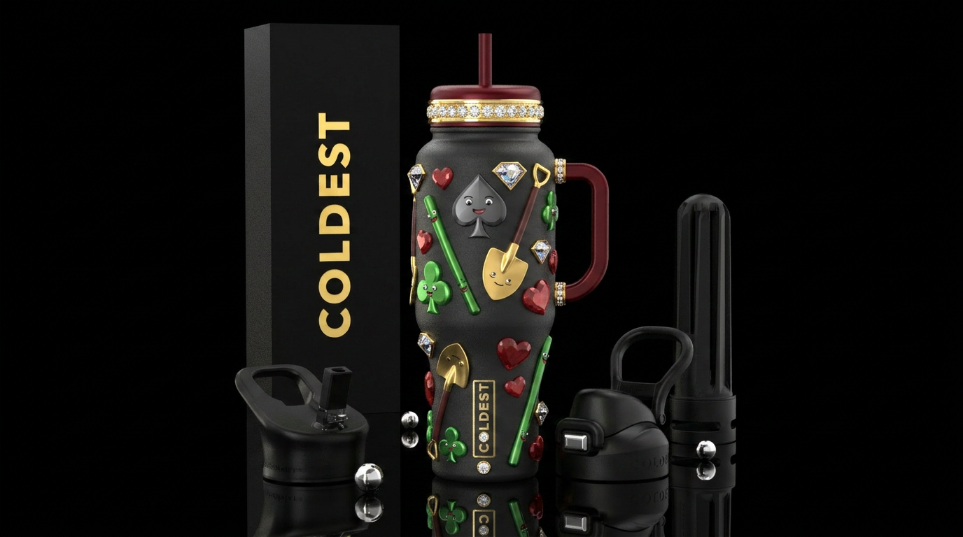 4 Suits ------------------------------------------... water bottle design