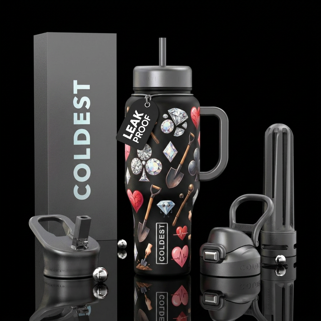 4 Suits ------------------------------------------... water bottle design