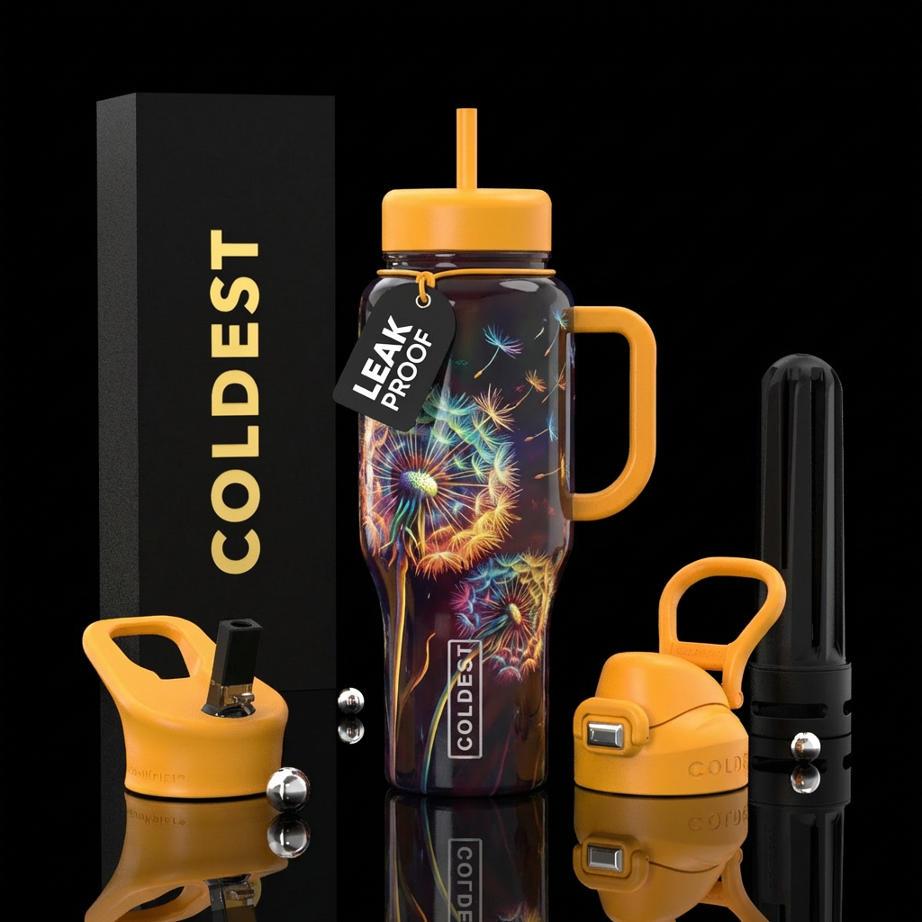 wishes in the wind water bottle design