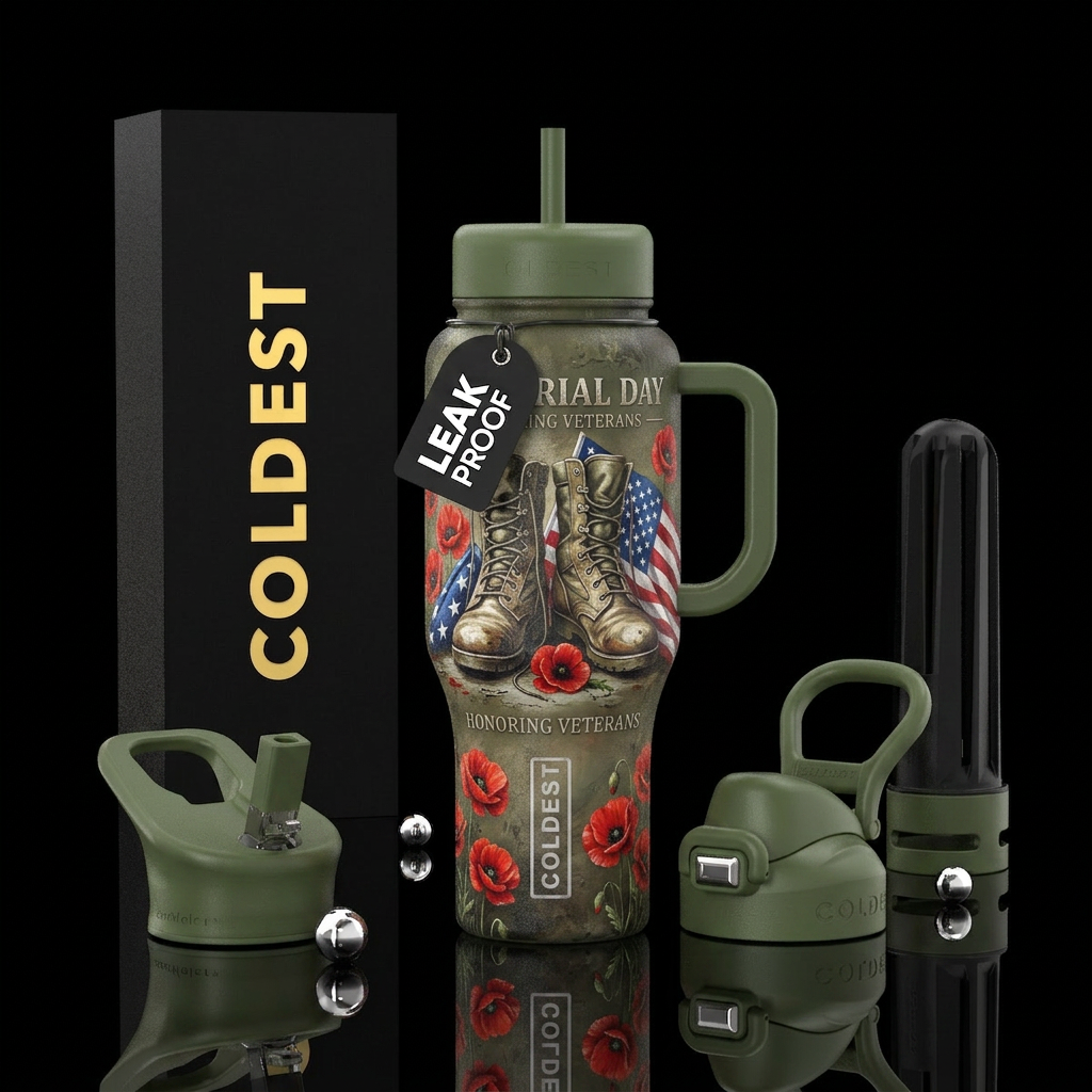 bbq smoke cloud water bottle design