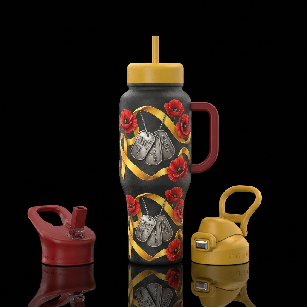 Veteran's Day honors water bottle design