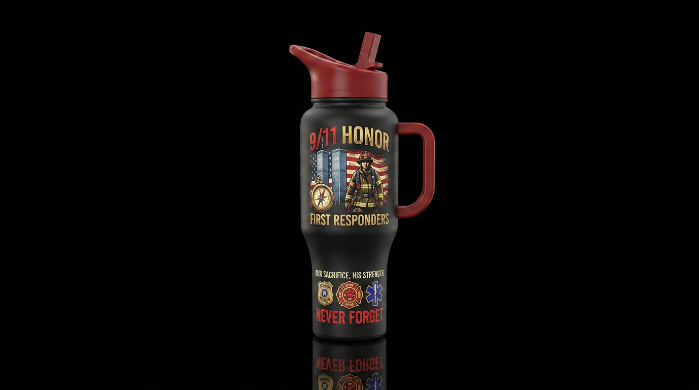 first responders sacrifice water bottle design