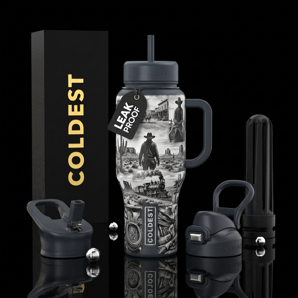 history pics water bottle design