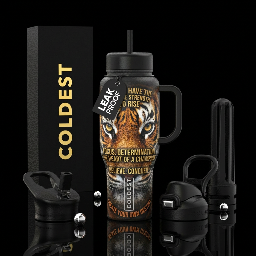 positive motivation vibes water bottle design