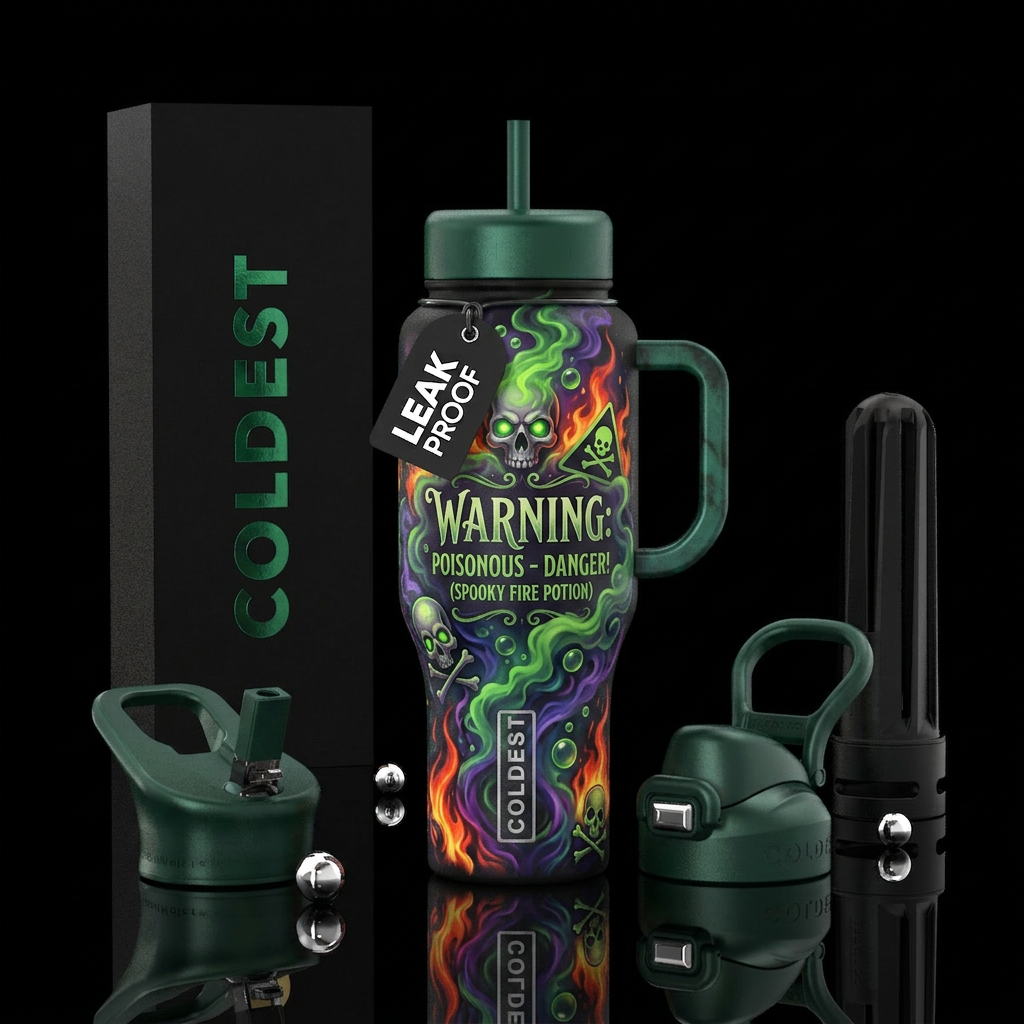 poison potion water bottle design