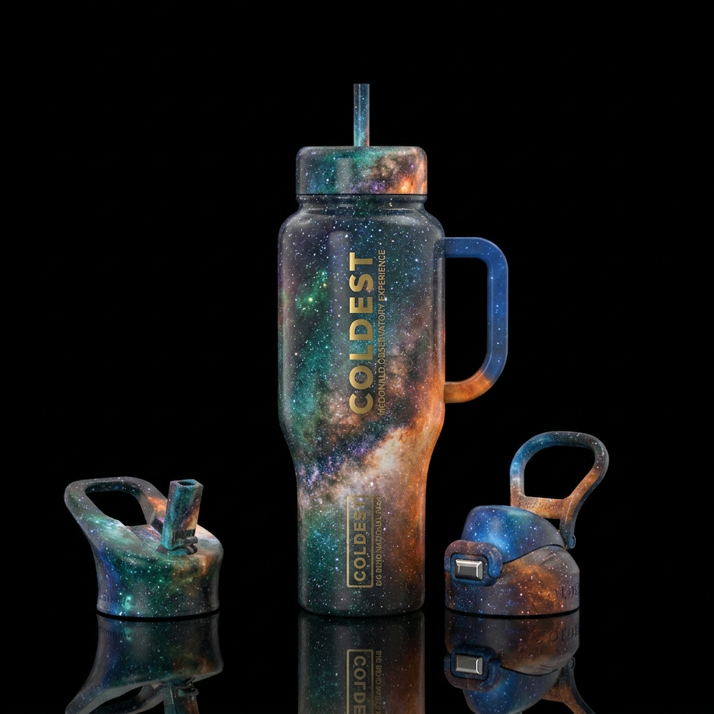 milky way party water bottle design