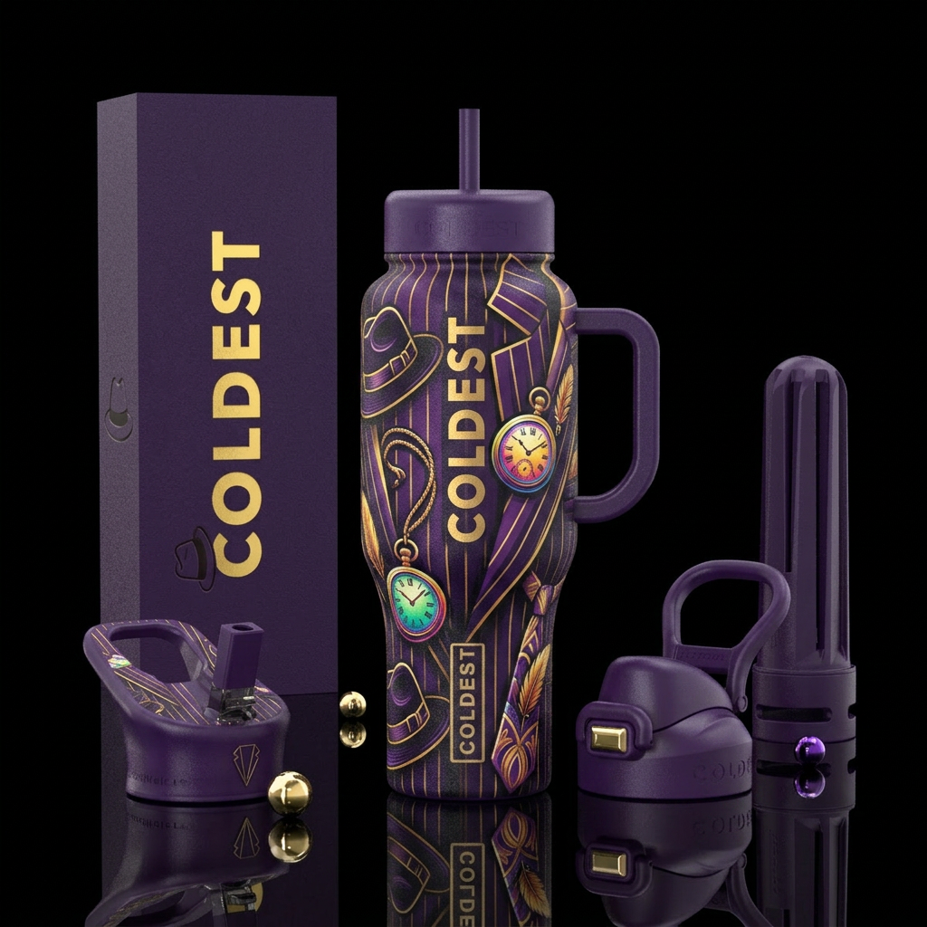zoot suit water bottle design