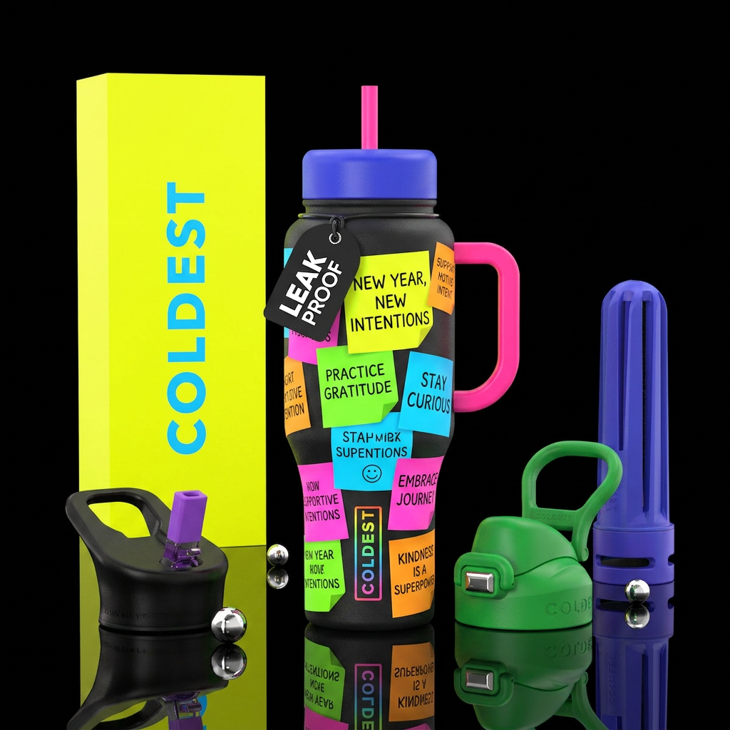new intentions water bottle design