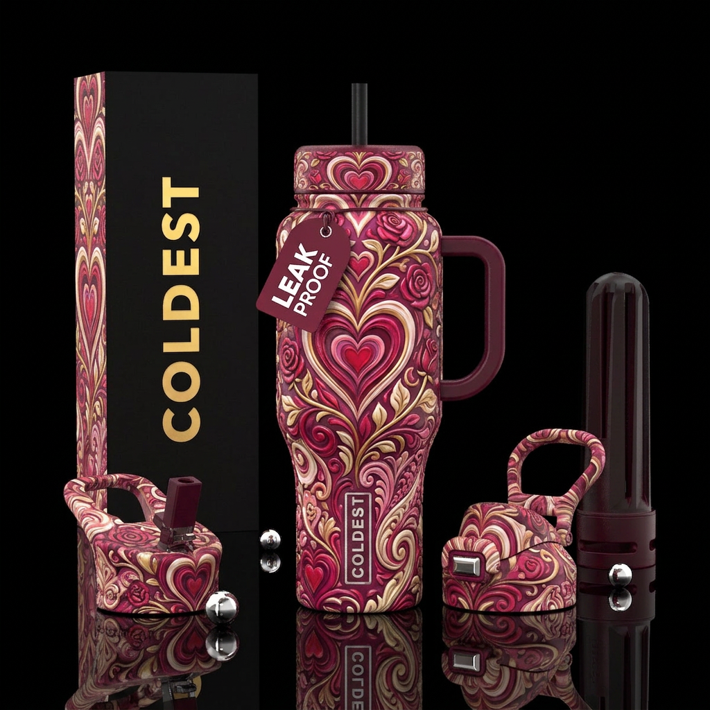 romance me water bottle design