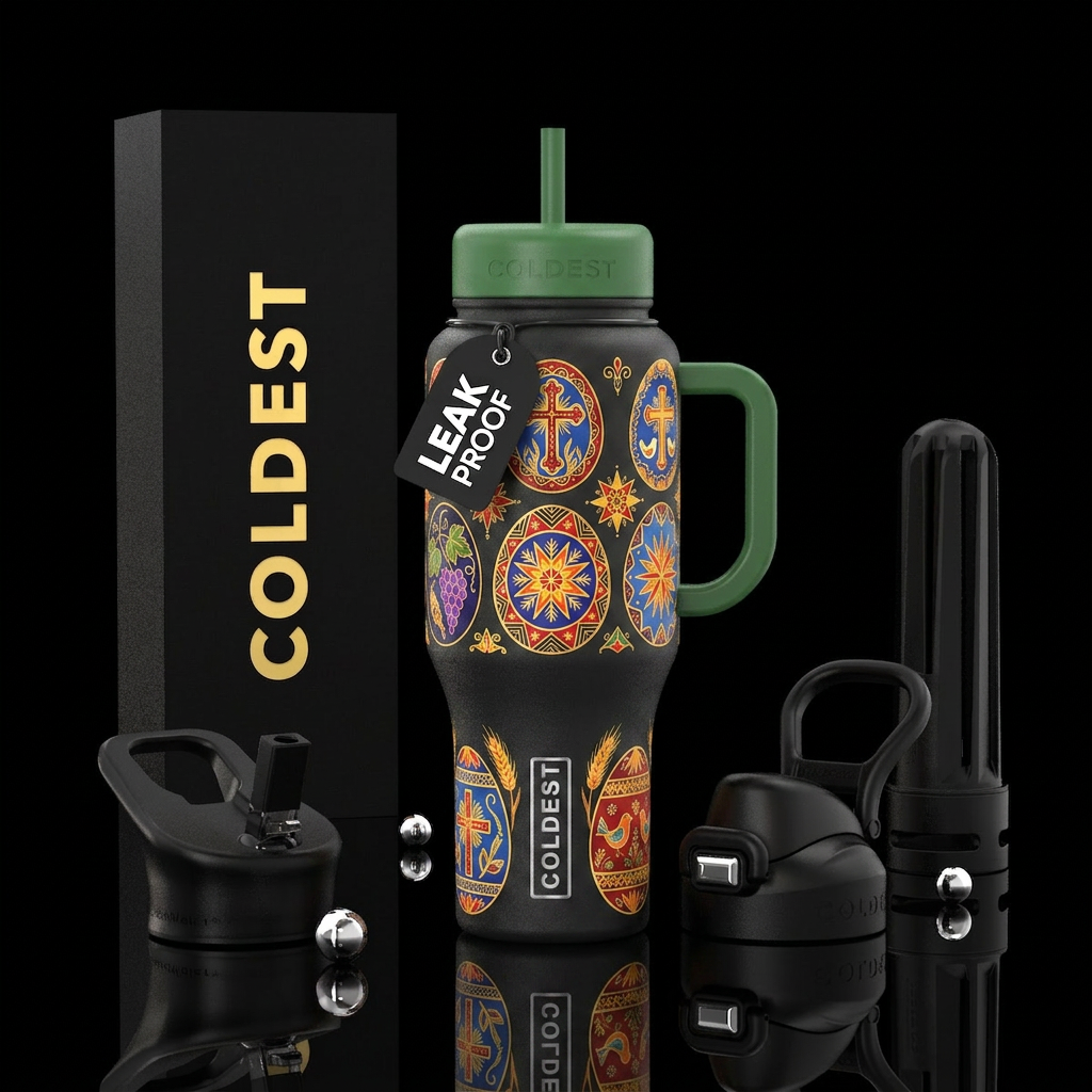 spring festival water bottle design