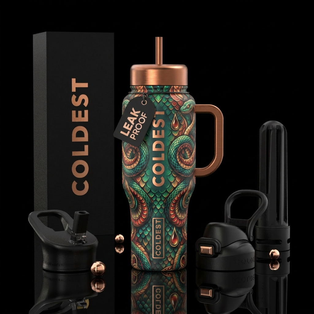 Copperhead water bottle design