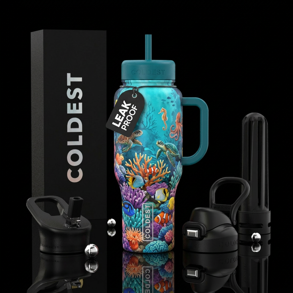 Under The Sea water bottle design