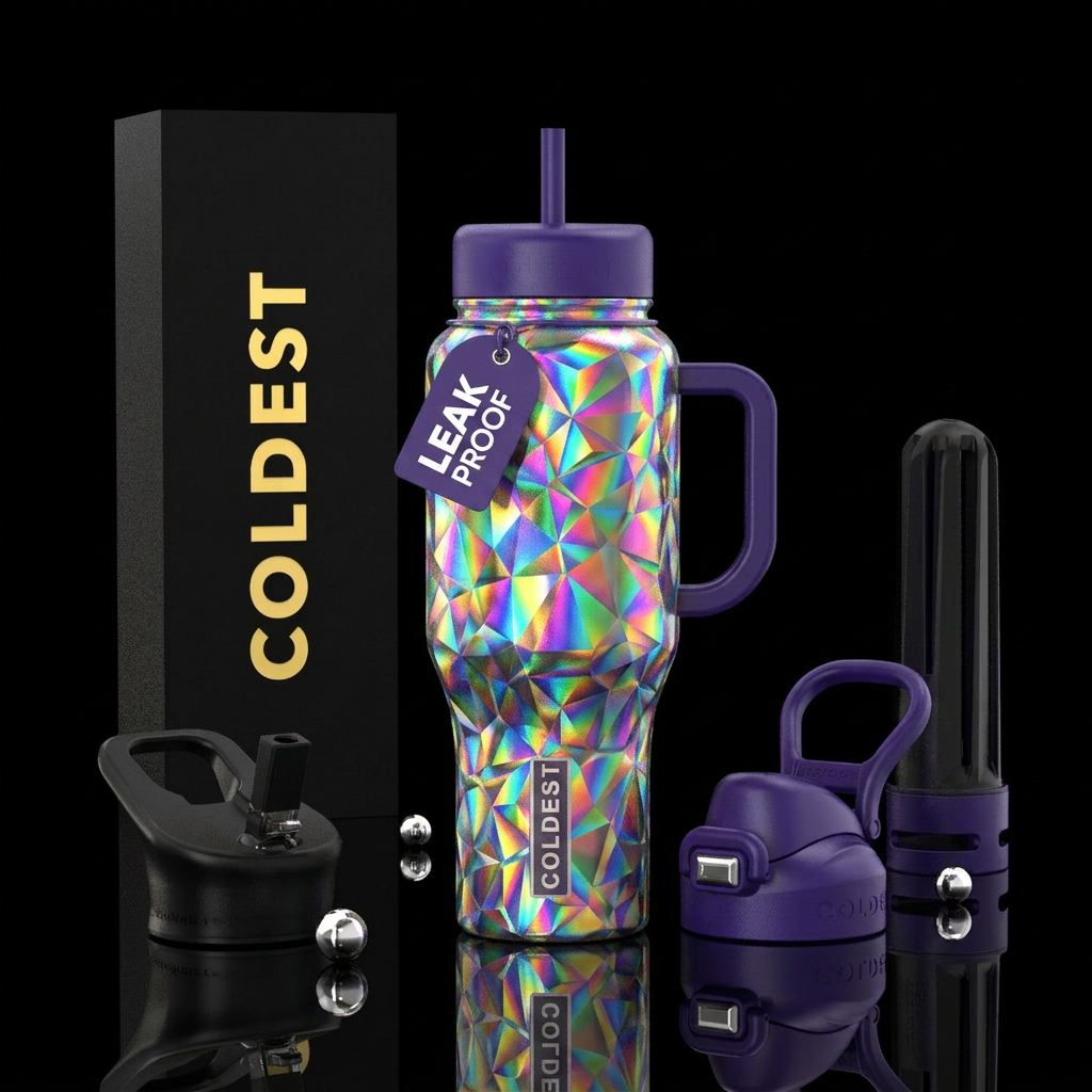 Prismatic water bottle design
