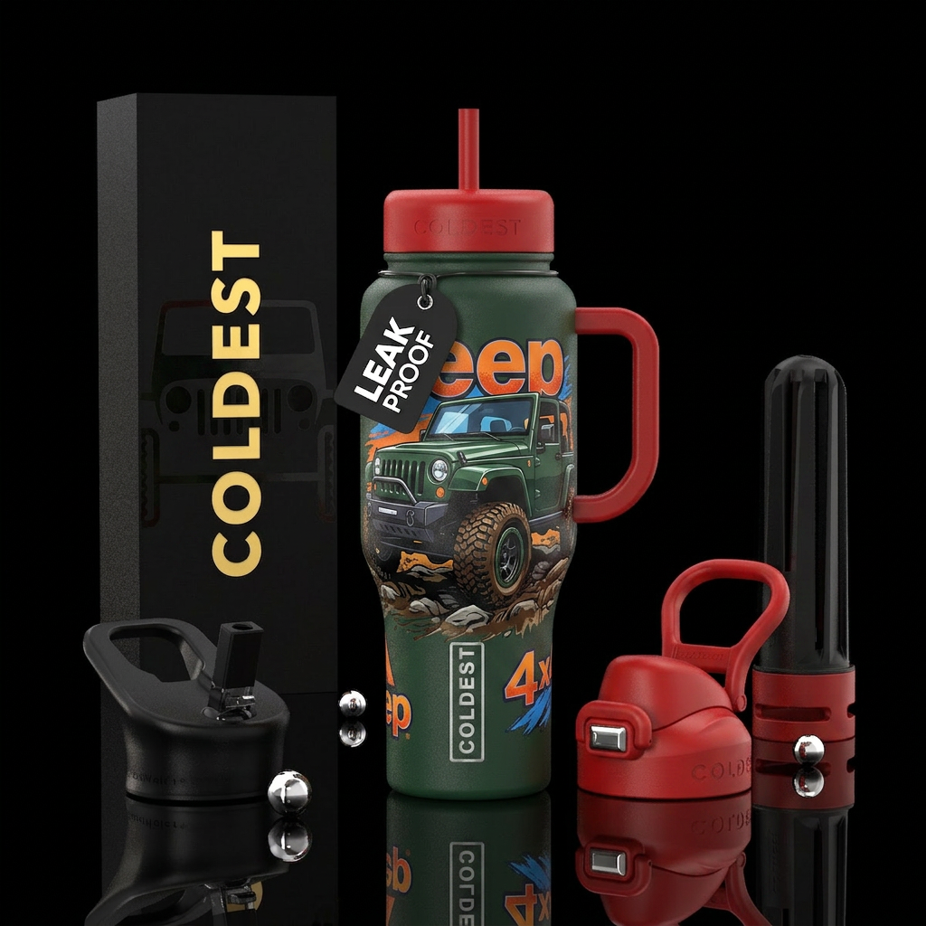 Jeep water bottle design