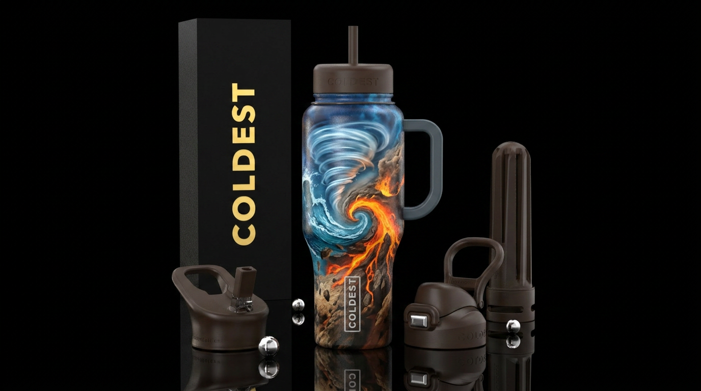 Forces of Nature water bottle design
