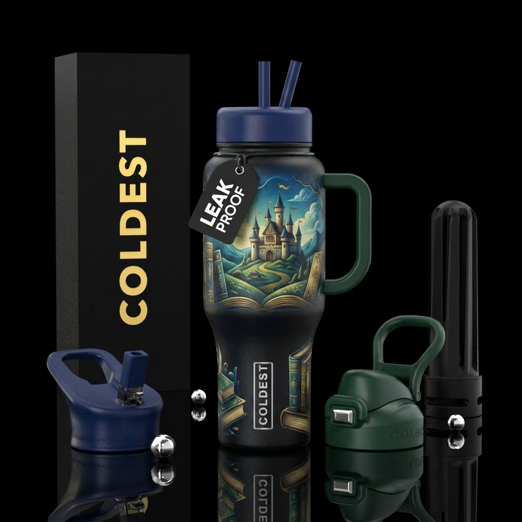 Storybook Land water bottle design