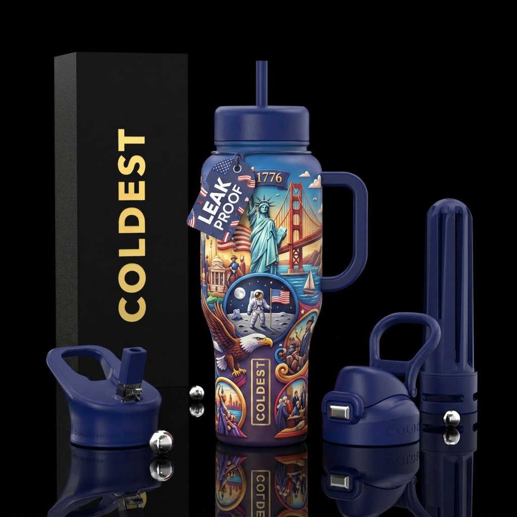 History of America water bottle design