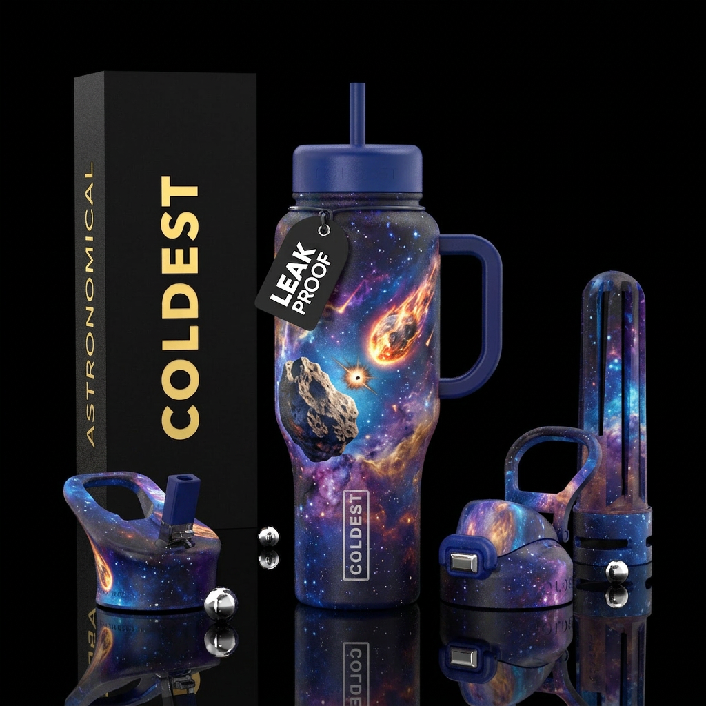 Asteroid vs Meteor water bottle design