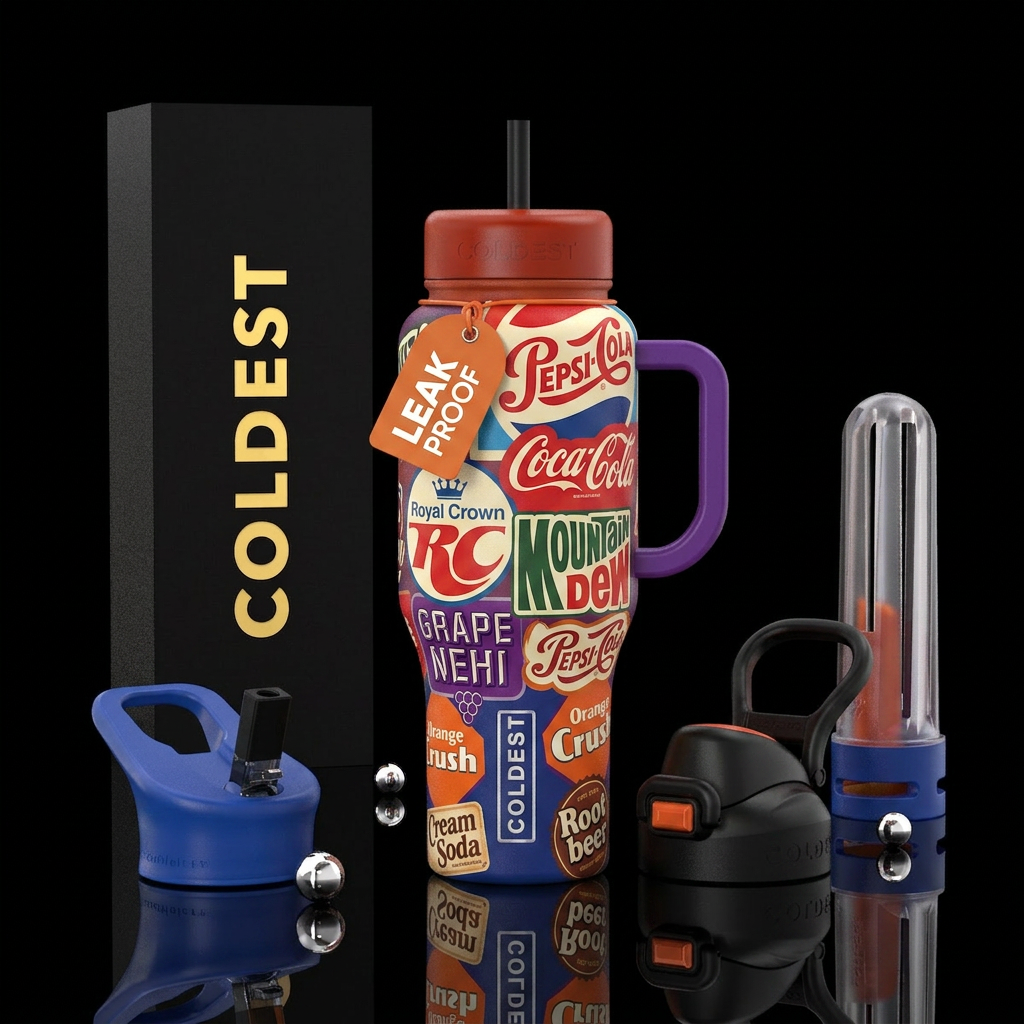70's Soda Pop Bottles Pepsi, Coca-Cola , RC, Mount... water bottle design