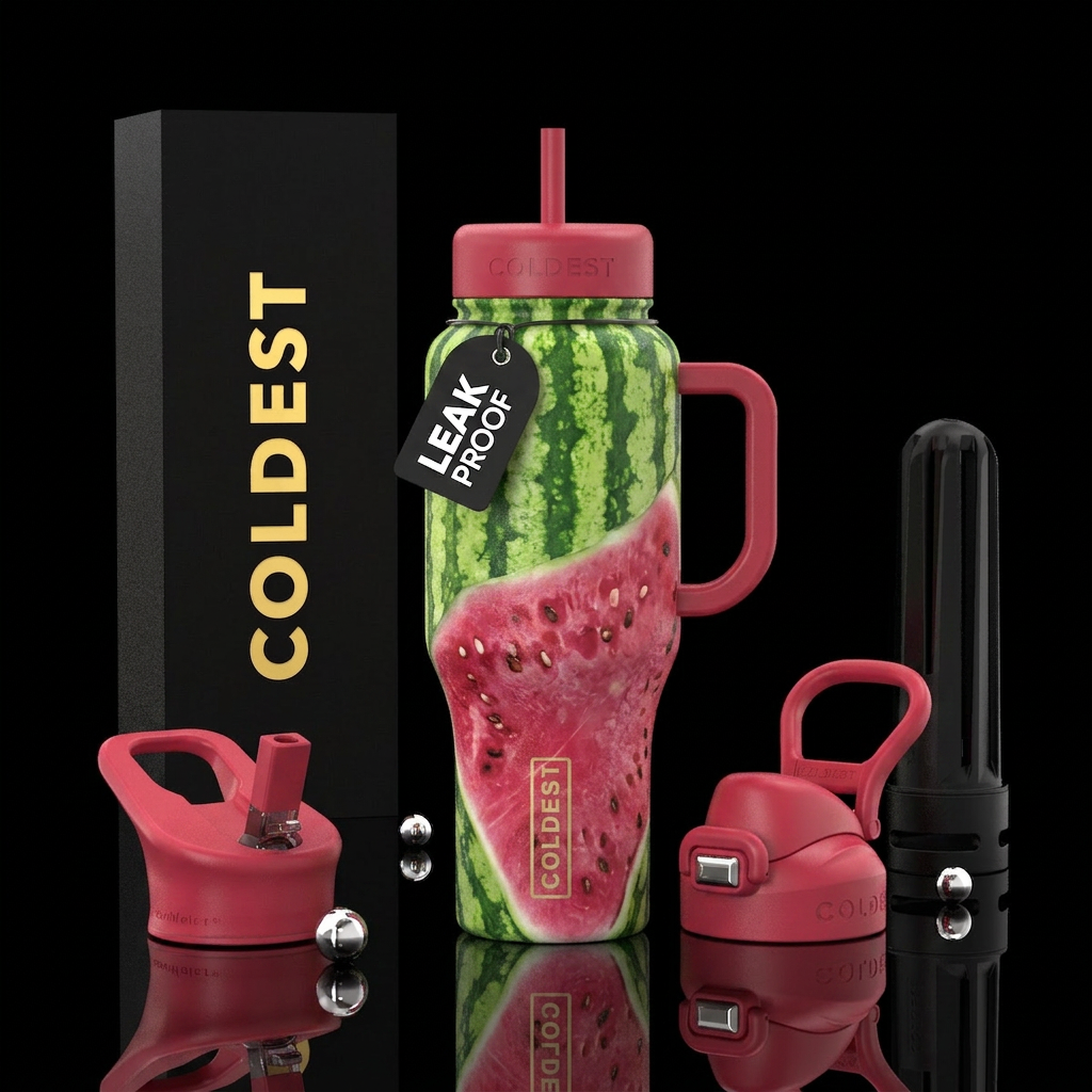 Watermelon water bottle design