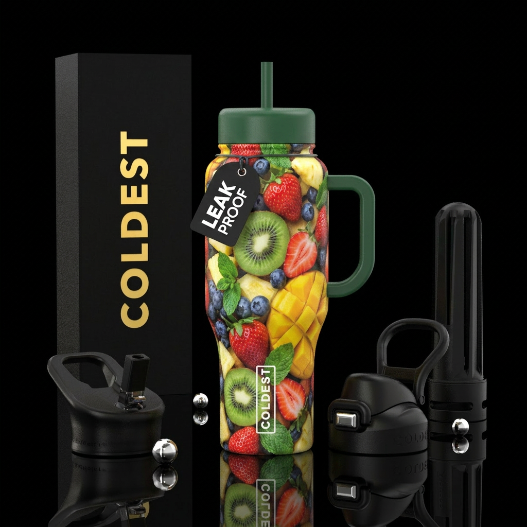 Fresh Fruit water bottle design