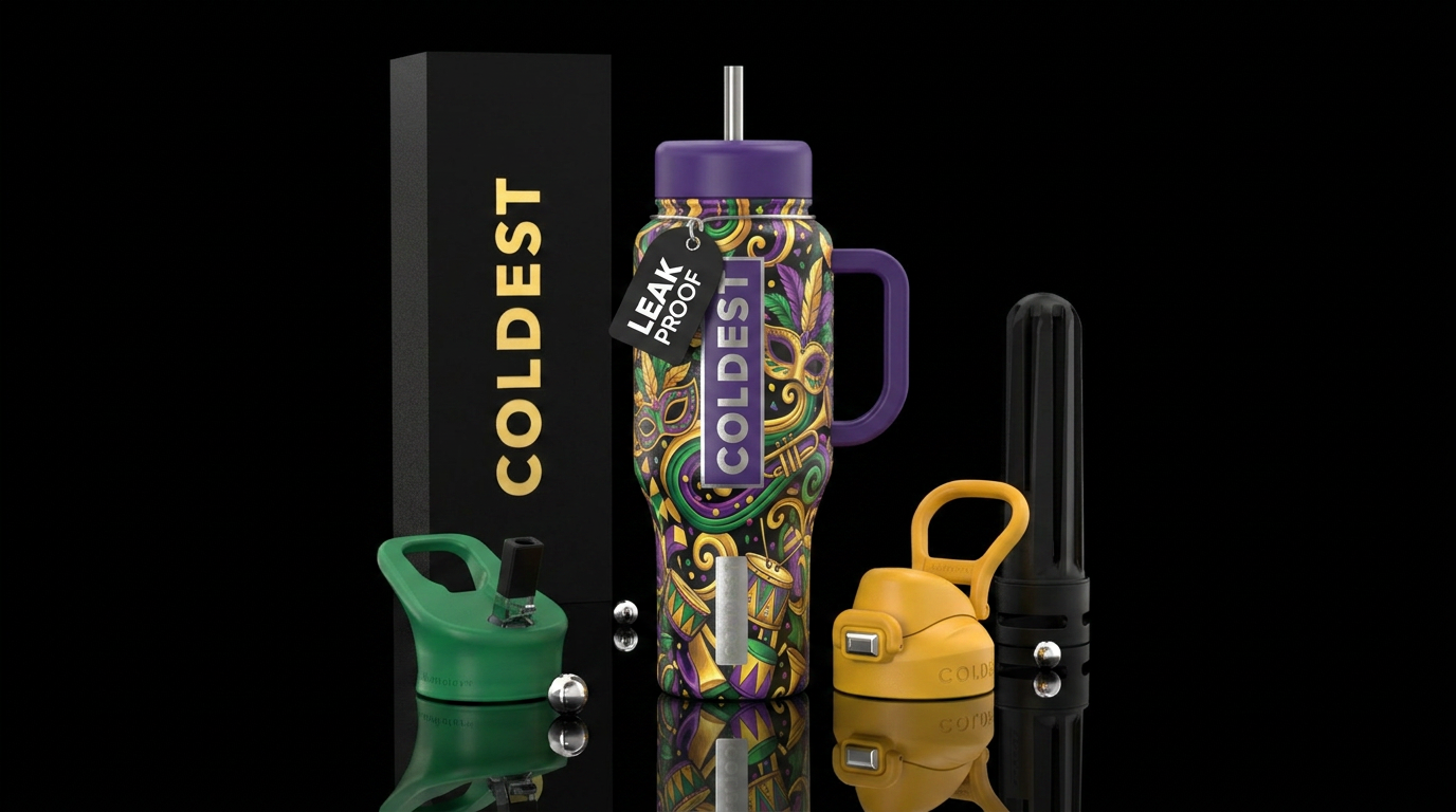 Carnival water bottle design