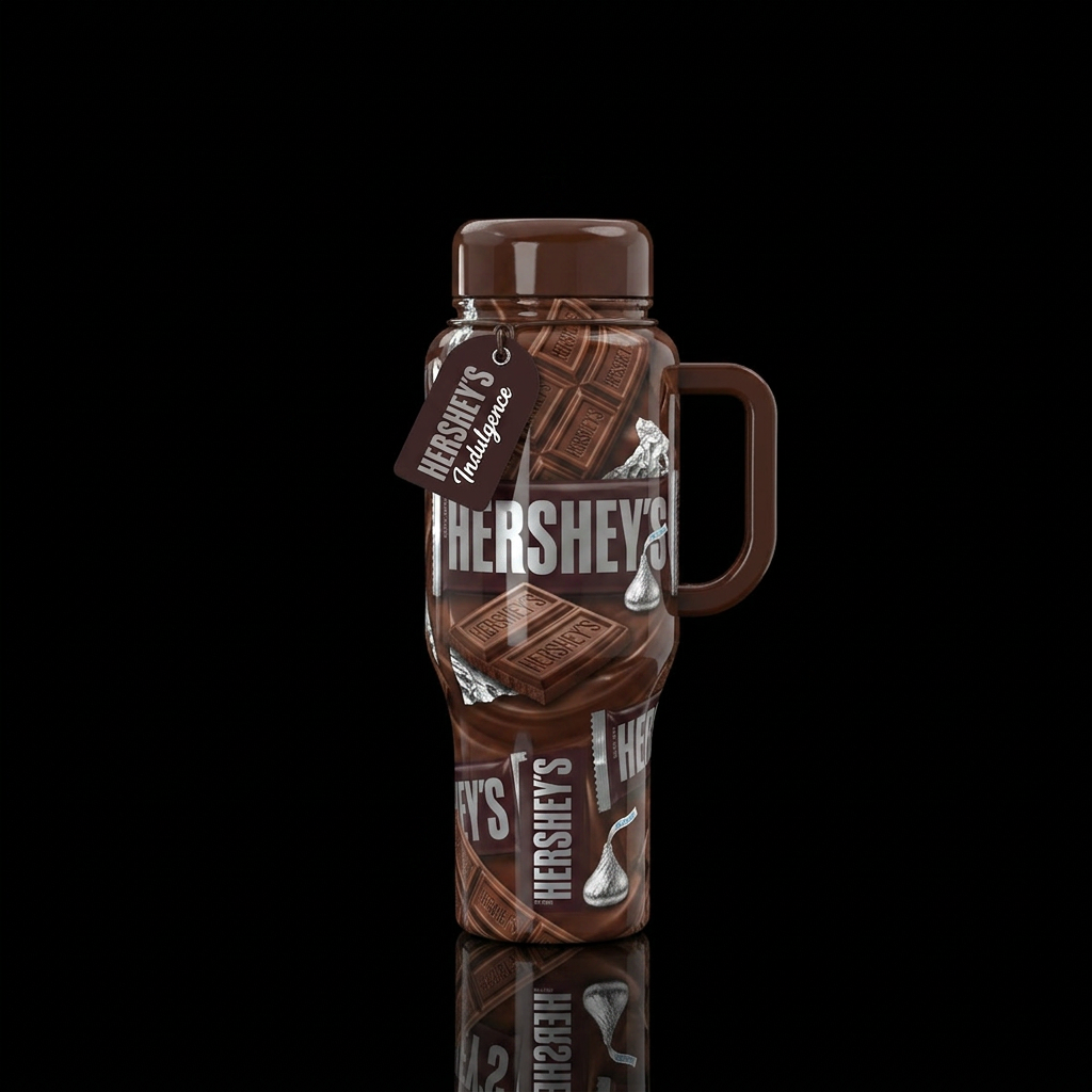 Hershey water bottle design