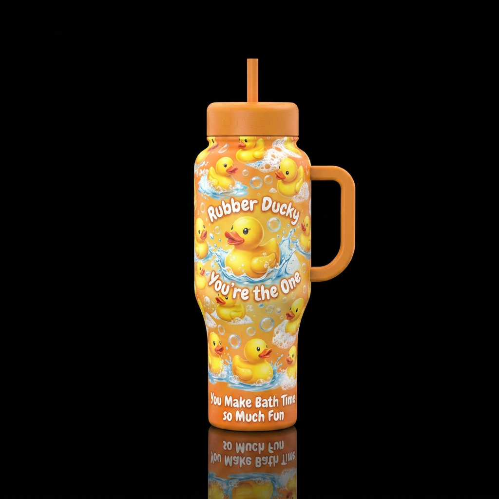 Rubber Ducky You're the One You Make Bath Time so ... water bottle design