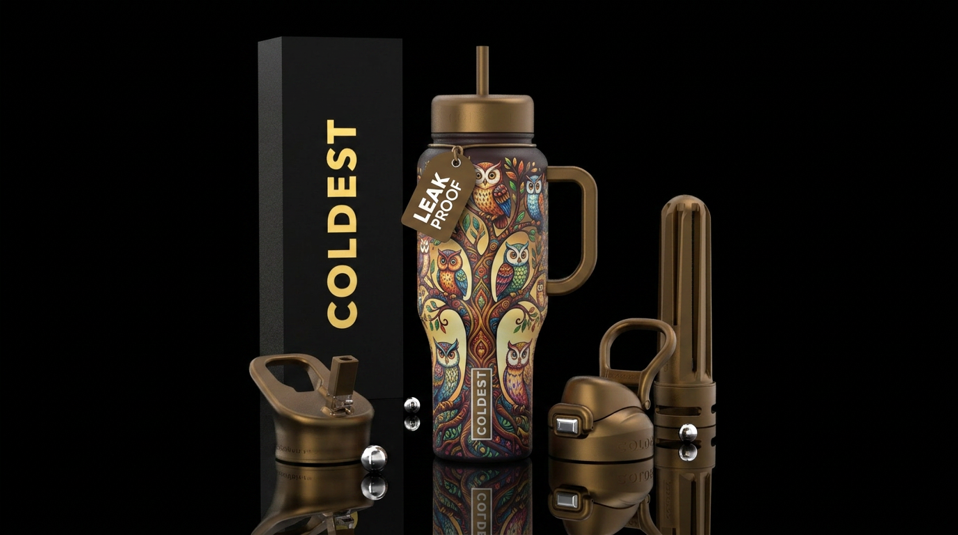 Tree of Life, Different types of Owls water bottle design