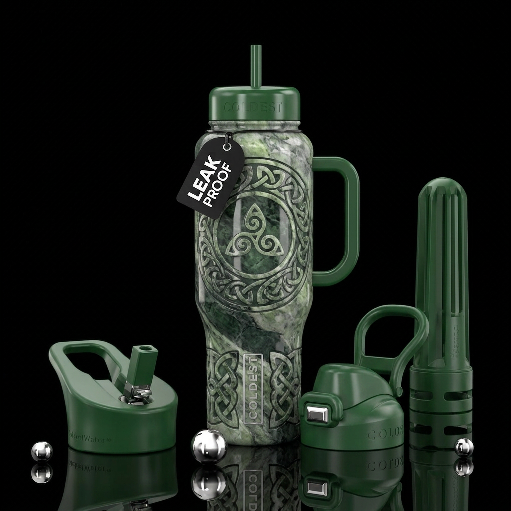 Connemara Mar.ble Cup water bottle design