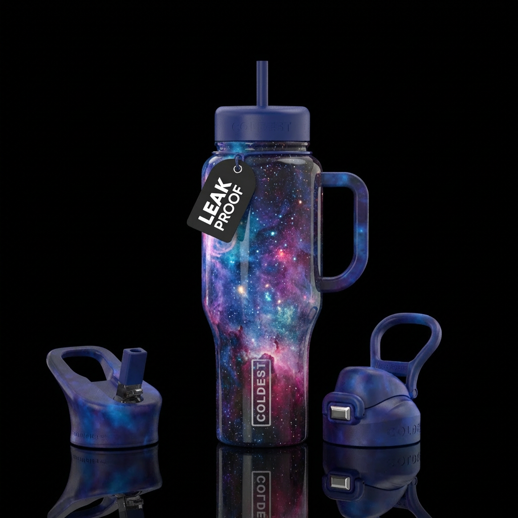 Nebulas water bottle design