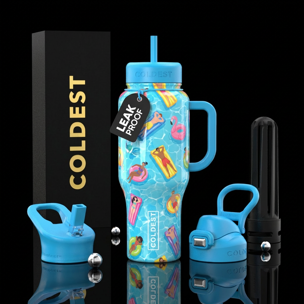 Summer Floating water bottle design