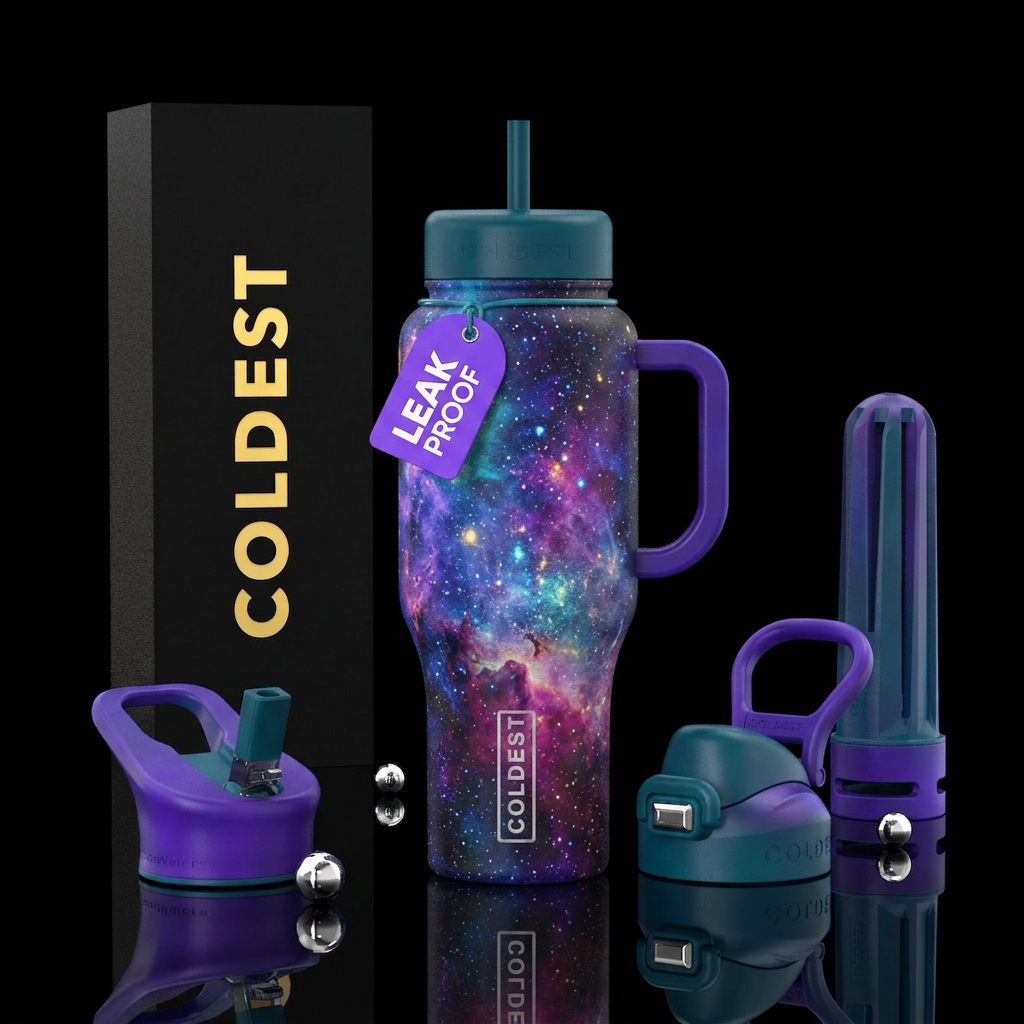 Nebula water bottle design
