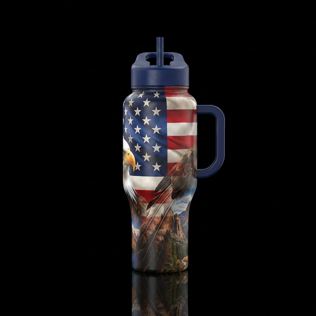 UsA water bottle design