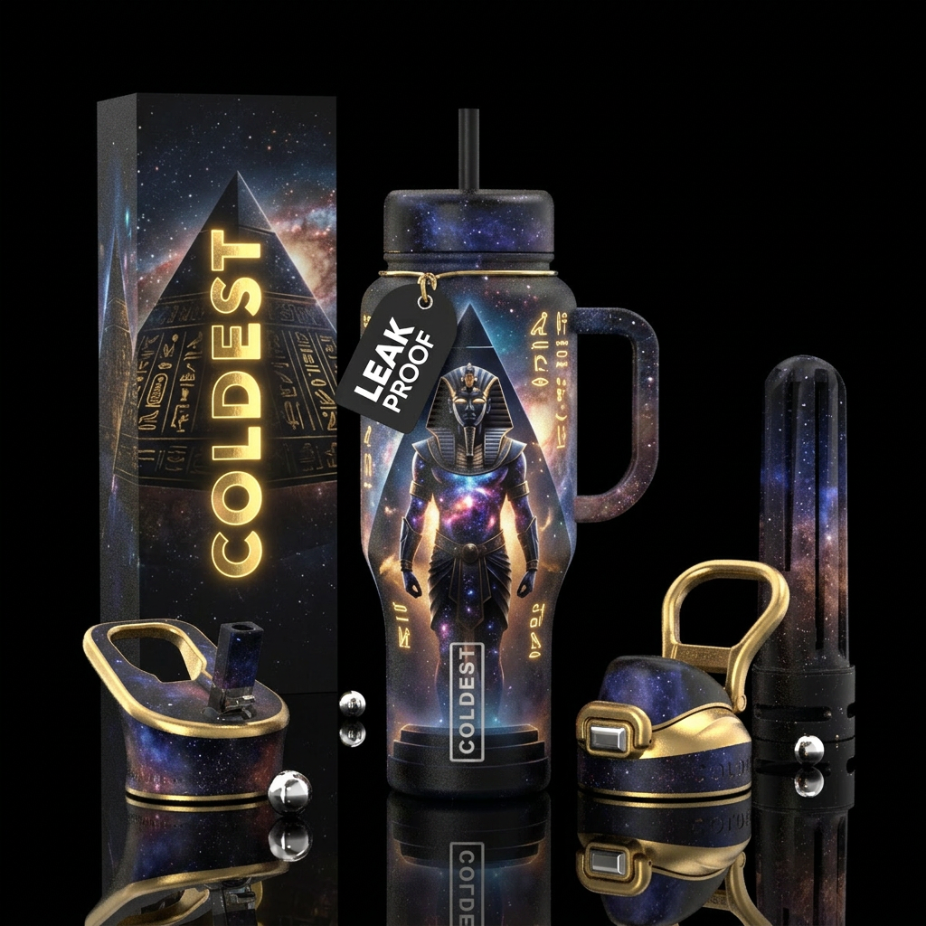 Ancient secrets water bottle design