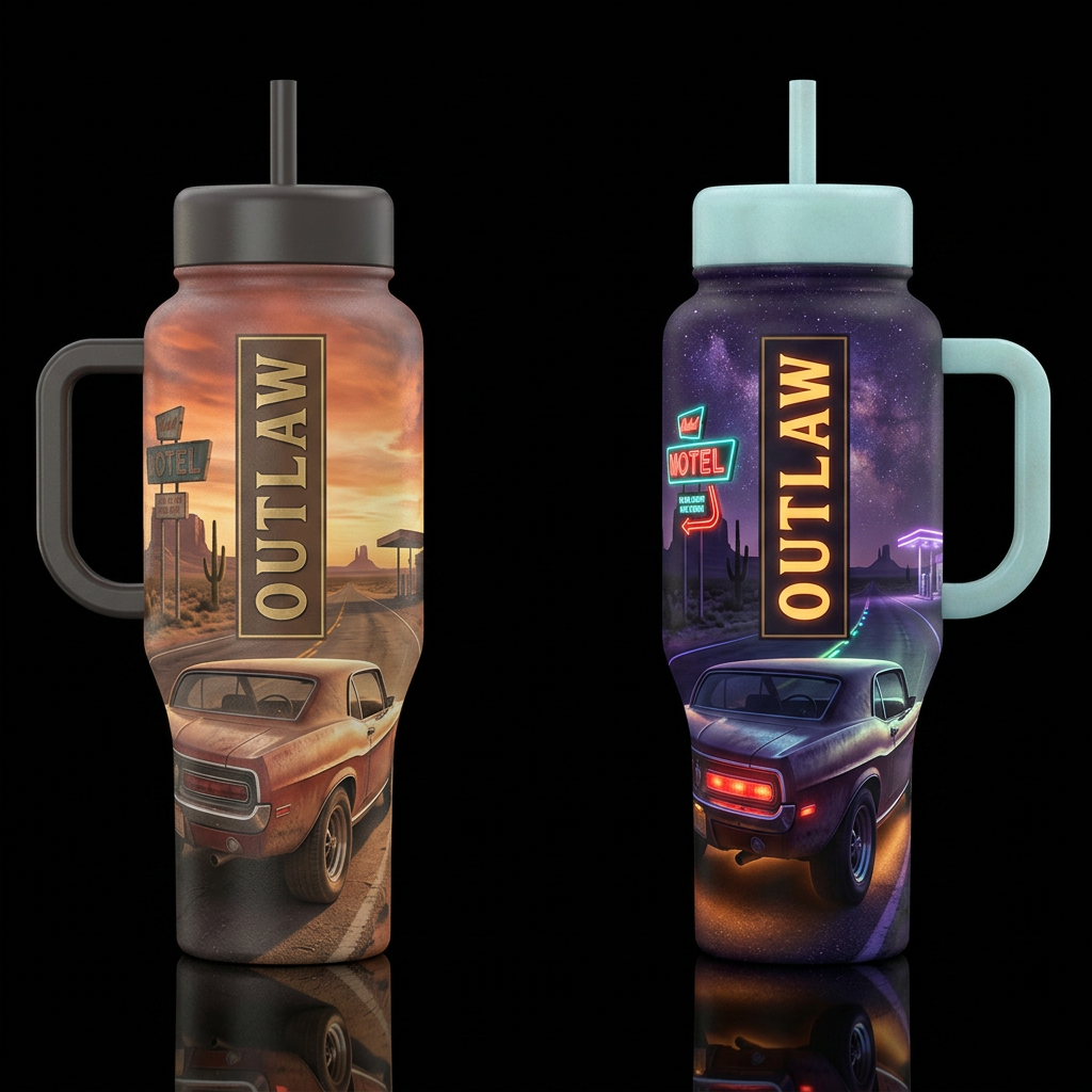 Open road water bottle design
