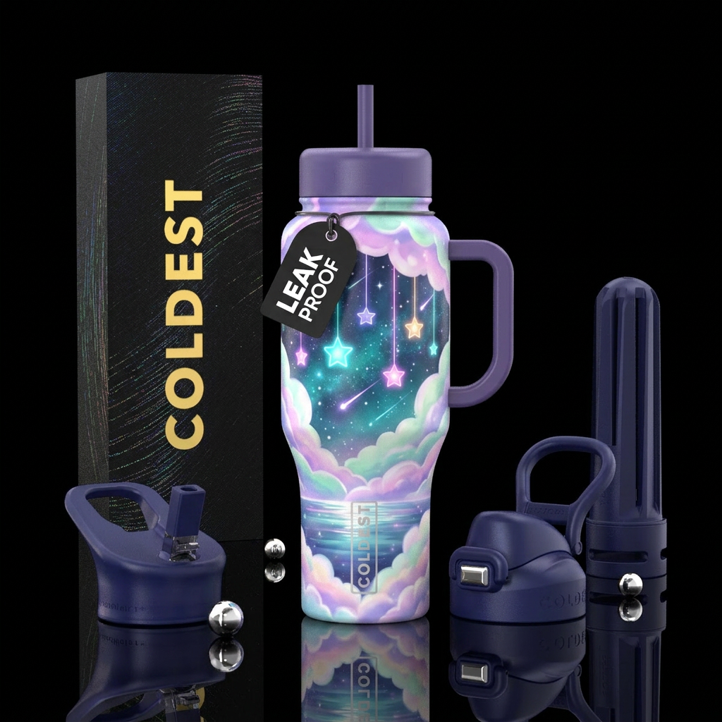 Sweet dreams water bottle design