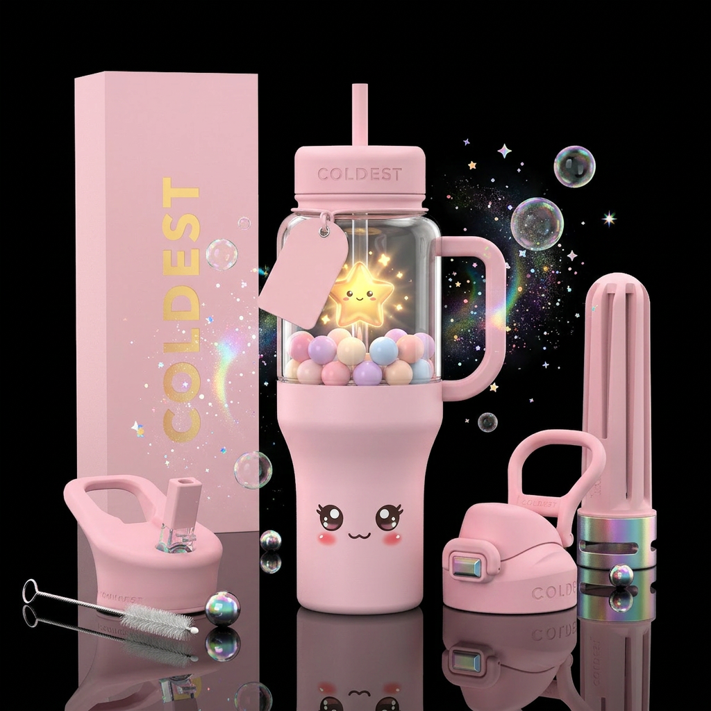 Star candy water bottle design