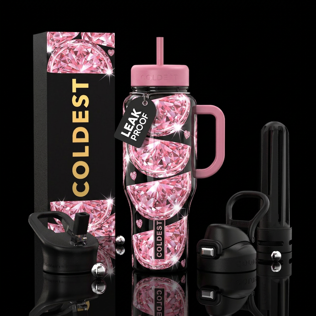 Diamond fruit water bottle design