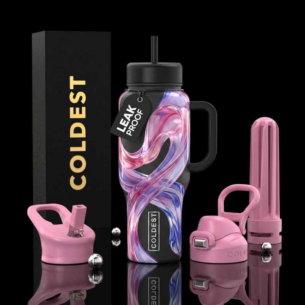 Liquid energy water bottle design