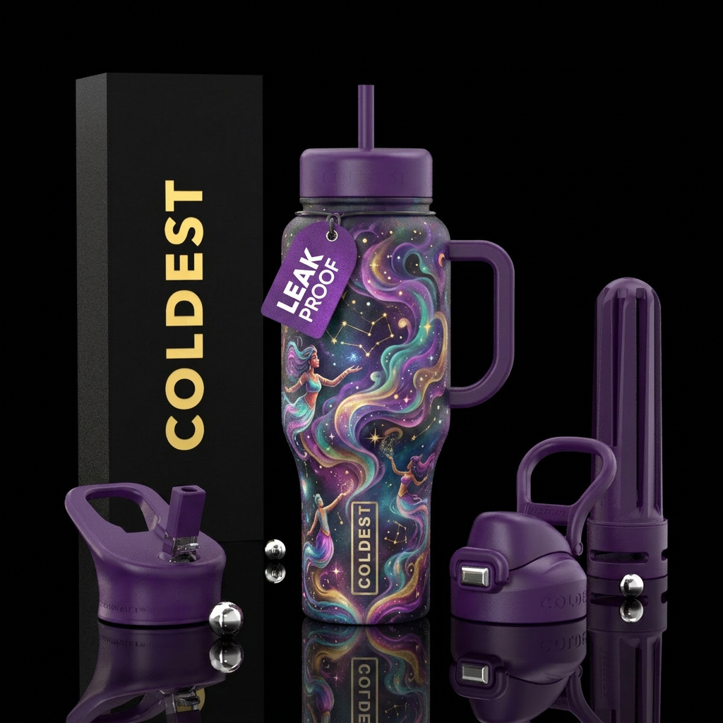 Ginny in a bottle water bottle design