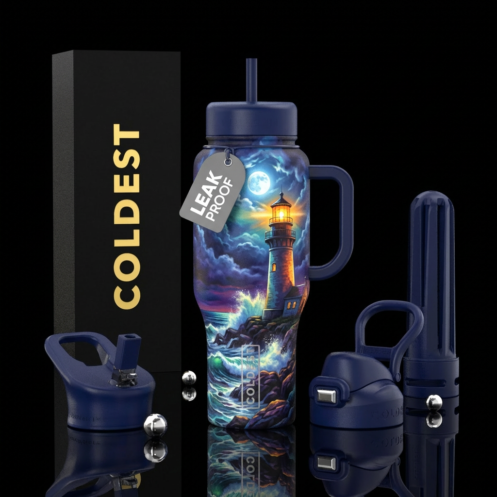 Guiding Light water bottle design