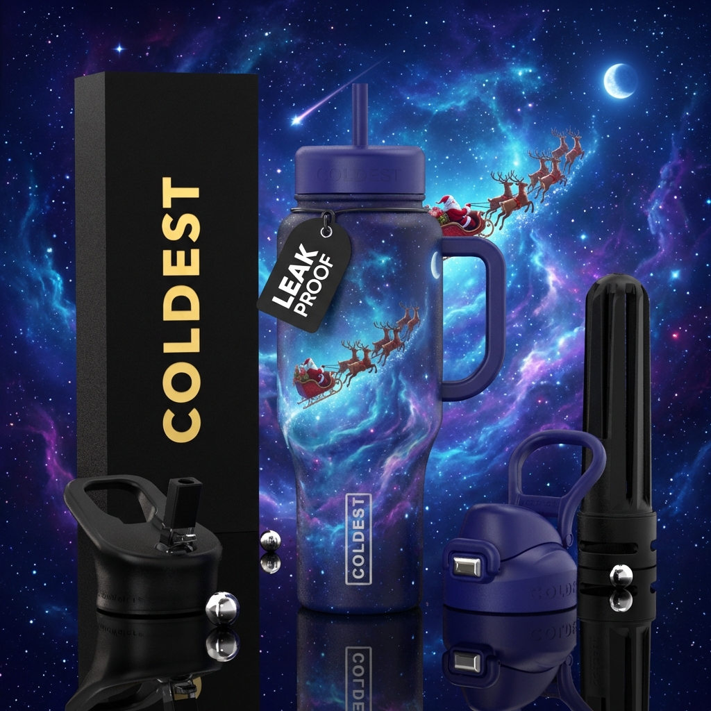 On Donner, on Blitzen.... water bottle design