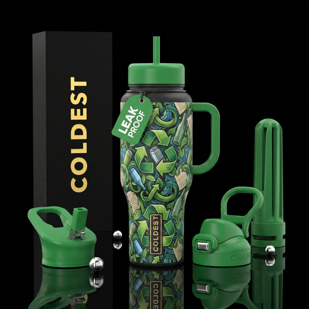 Recycling water bottle design