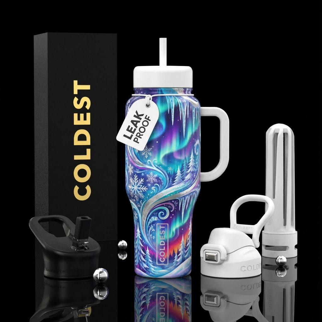 Winter water bottle design