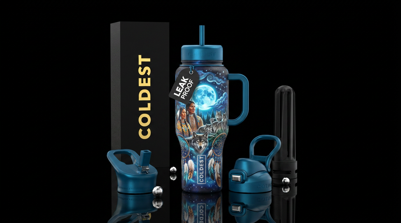 Native wild water bottle design