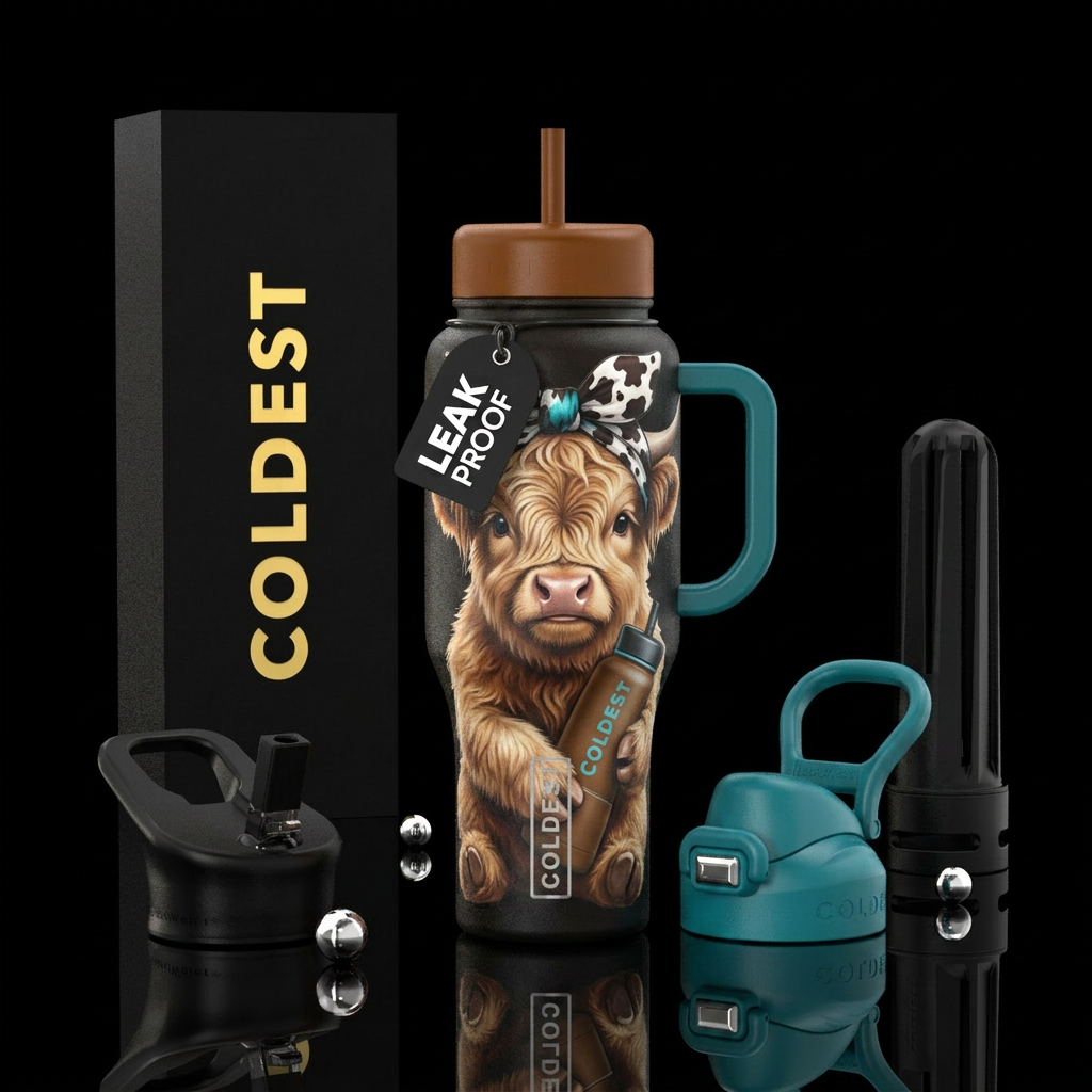 Highland coldie water bottle design